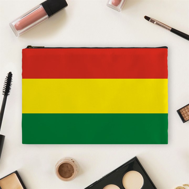 Bolivia Flag Cosmetic Bag (Large)