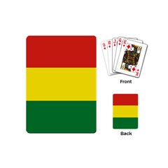 Bolivia Flag Playing Cards Single Design (mini) by FlagGallery