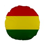 Bolivia Flag Standard 15  Premium Round Cushions Front