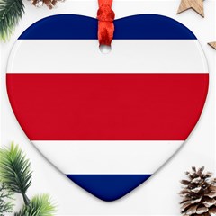 Costa Rica Flag Ornament (heart) by FlagGallery