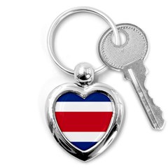 Costa Rica Flag Key Chain (heart) by FlagGallery