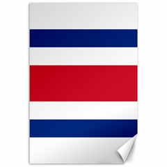 Costa Rica Flag Canvas 24  X 36  by FlagGallery