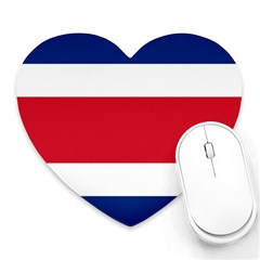 Costa Rica Flag Heart Mousepads by FlagGallery