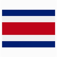 Costa Rica Flag Large Glasses Cloth (2 Sides) by FlagGallery