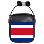 Costa Rica Flag Girls Sling Bag Front