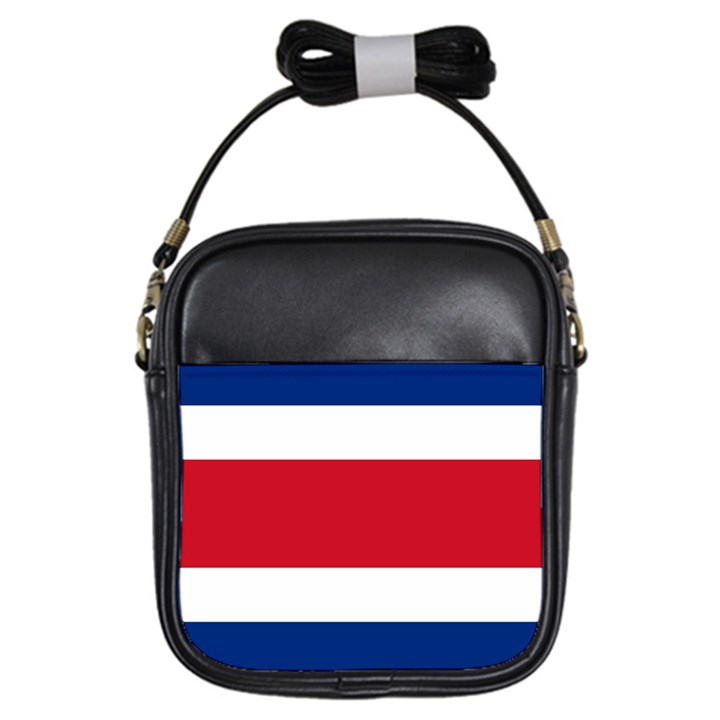 Costa Rica Flag Girls Sling Bag