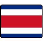 Costa Rica Flag Fleece Blanket (Medium)  60 x50  Blanket Front