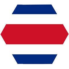 Costa Rica Flag Wooden Puzzle Hexagon by FlagGallery