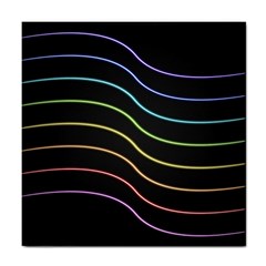 Wallpaper Background Colors Neon Tile Coaster by Pakrebo