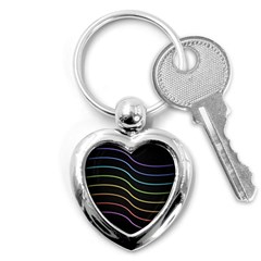 Wallpaper Background Colors Neon Key Chain (heart) by Pakrebo