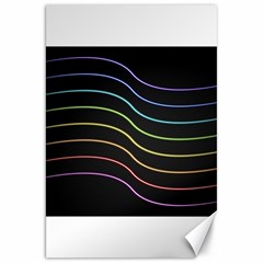 Wallpaper Background Colors Neon Canvas 20  X 30  by Pakrebo