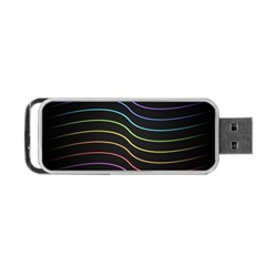 Wallpaper Background Colors Neon Portable Usb Flash (one Side) by Pakrebo