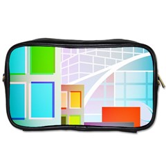 City Modern Business Skyscrapers Toiletries Bag (two Sides) by Pakrebo