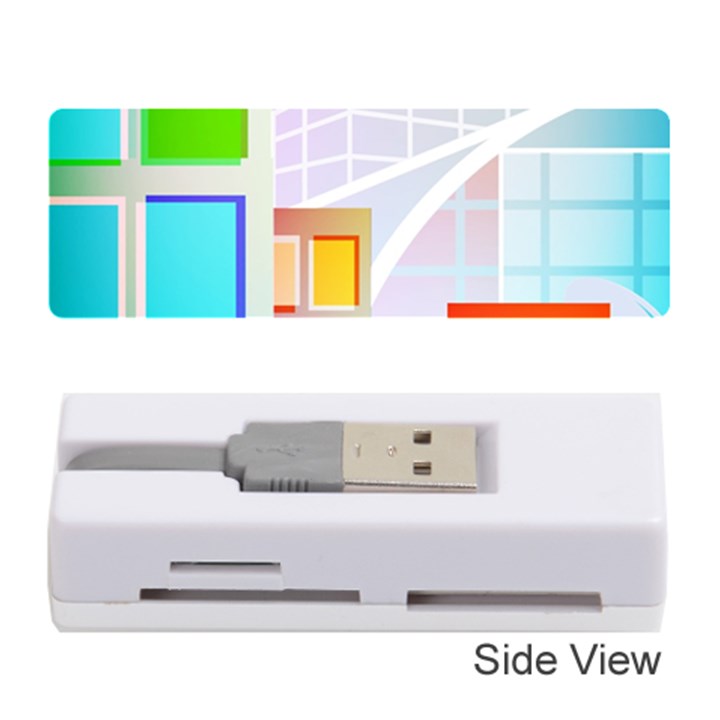 City Modern Business Skyscrapers Memory Card Reader (Stick)