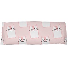 Pattern Pink Cute Sweet Fur Cats Body Pillow Case (dakimakura) by Pakrebo