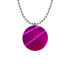 Pattern Purple Design 1  Button Necklace by Pakrebo