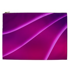 Pattern Purple Design Cosmetic Bag (xxl)