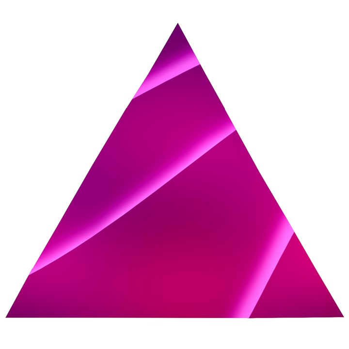 Pattern Purple Design Wooden Puzzle Triangle