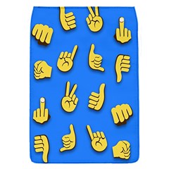 Emojis Hands Fingers Background Removable Flap Cover (S)