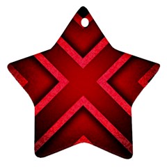 Wallpaper Red Abstract Ornament (Star)