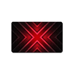 Wallpaper Red Abstract Magnet (Name Card)