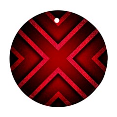 Wallpaper Red Abstract Round Ornament (Two Sides)