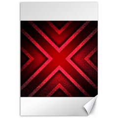 Wallpaper Red Abstract Canvas 12  x 18 