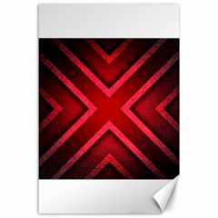 Wallpaper Red Abstract Canvas 24  x 36 