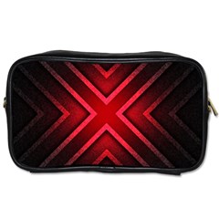 Wallpaper Red Abstract Toiletries Bag (One Side)