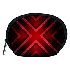 Wallpaper Red Abstract Accessory Pouch (Medium)