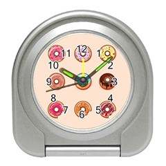 Donut Sweets Baking Food Tasty Travel Alarm Clock by Pakrebo