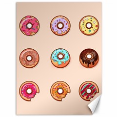 Donut Sweets Baking Food Tasty Canvas 36  X 48  by Pakrebo