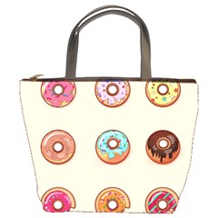 Donut Sweets Baking Food Tasty Bucket Bag by Pakrebo