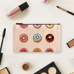 Donut Sweets Baking Food Tasty Cosmetic Bag (small) by Pakrebo