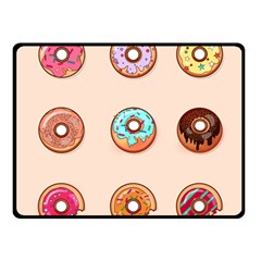 Donut Sweets Baking Food Tasty Fleece Blanket (small) by Pakrebo