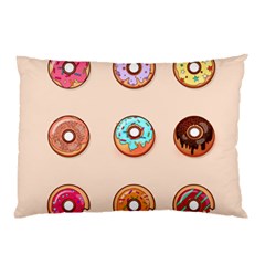 Donut Sweets Baking Food Tasty Pillow Case (two Sides) by Pakrebo