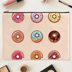 Donut Sweets Baking Food Tasty Cosmetic Bag (xxxl) by Pakrebo