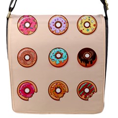 Donut Sweets Baking Food Tasty Flap Closure Messenger Bag (s) by Pakrebo