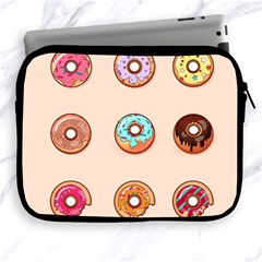 Donut Sweets Baking Food Tasty Apple Ipad 2/3/4 Zipper Cases by Pakrebo