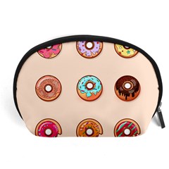 Donut Sweets Baking Food Tasty Accessory Pouch (large) by Pakrebo