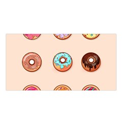 Donut Sweets Baking Food Tasty Satin Shawl by Pakrebo