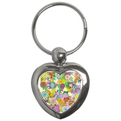 Illustration Pattern Abstract Key Chain (heart) by Pakrebo