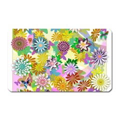 Illustration Pattern Abstract Magnet (rectangular) by Pakrebo