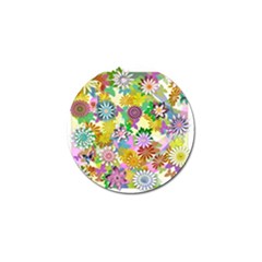 Illustration Pattern Abstract Golf Ball Marker by Pakrebo