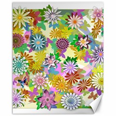 Illustration Pattern Abstract Canvas 11  X 14  by Pakrebo