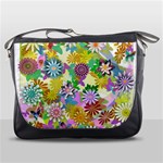 Illustration Pattern Abstract Messenger Bag Front