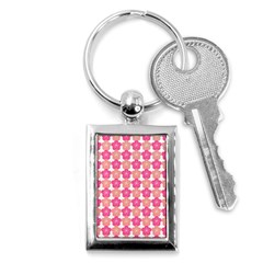 Sakura Flower Pattern Key Chain (rectangle) by Pakrebo