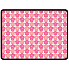 Sakura Flower Pattern Fleece Blanket (large)  by Pakrebo