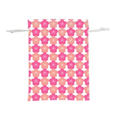 Sakura Flower Pattern Lightweight Drawstring Pouch (m)