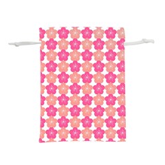 Sakura Flower Pattern Lightweight Drawstring Pouch (l)